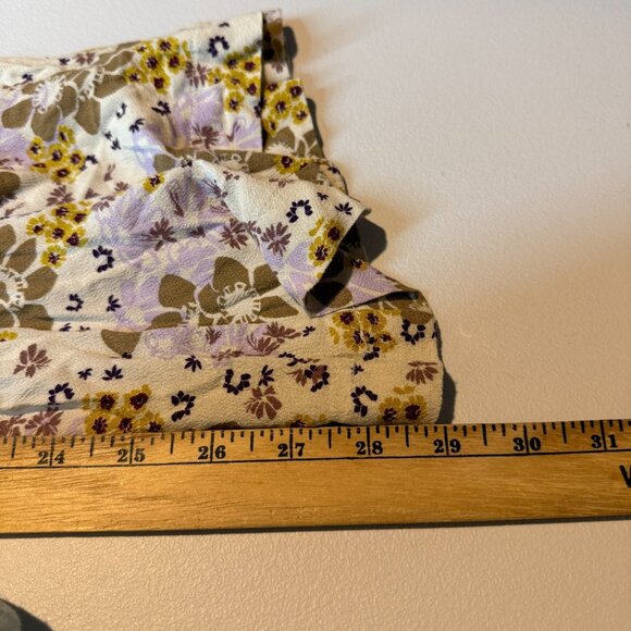 Free People Women S Can't Take My Eyes Off Of You Pants Floral Flare Wide Leg - Picture 9 of 10